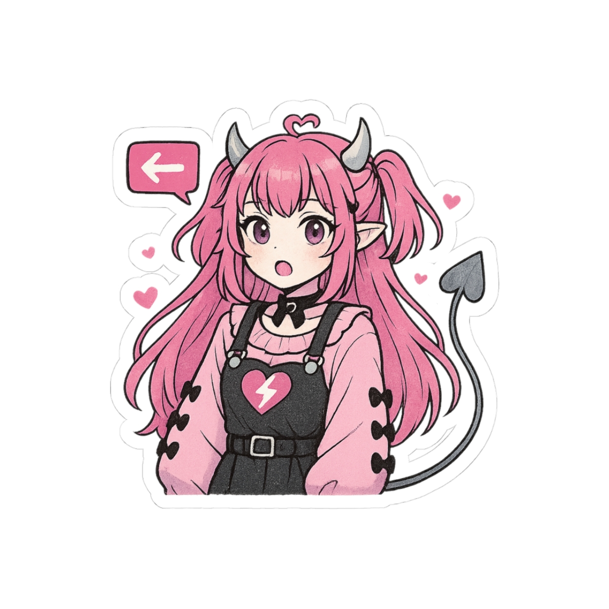 Ironmouse VTuber Portrait Sticker | Cute Vinyl Decal