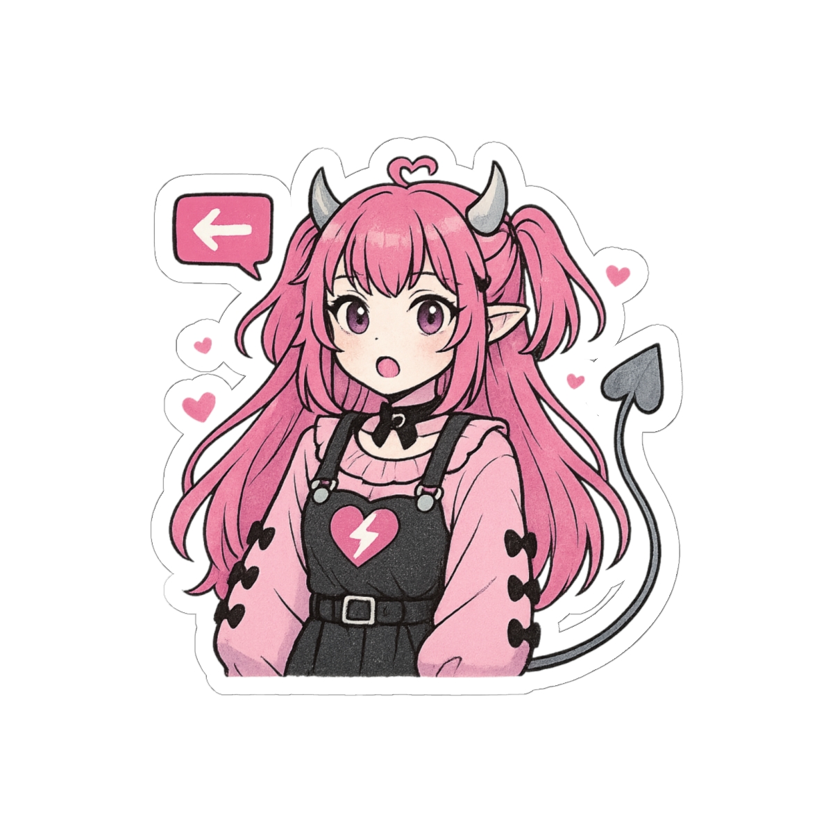 Ironmouse VTuber Portrait Sticker | Cute Vinyl Decal