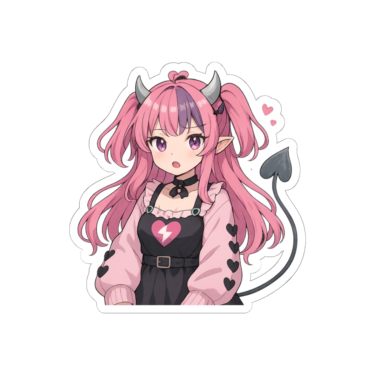 Ironmouse VTuber Cute Portrait Sticker | Adorable Vinyl Decal