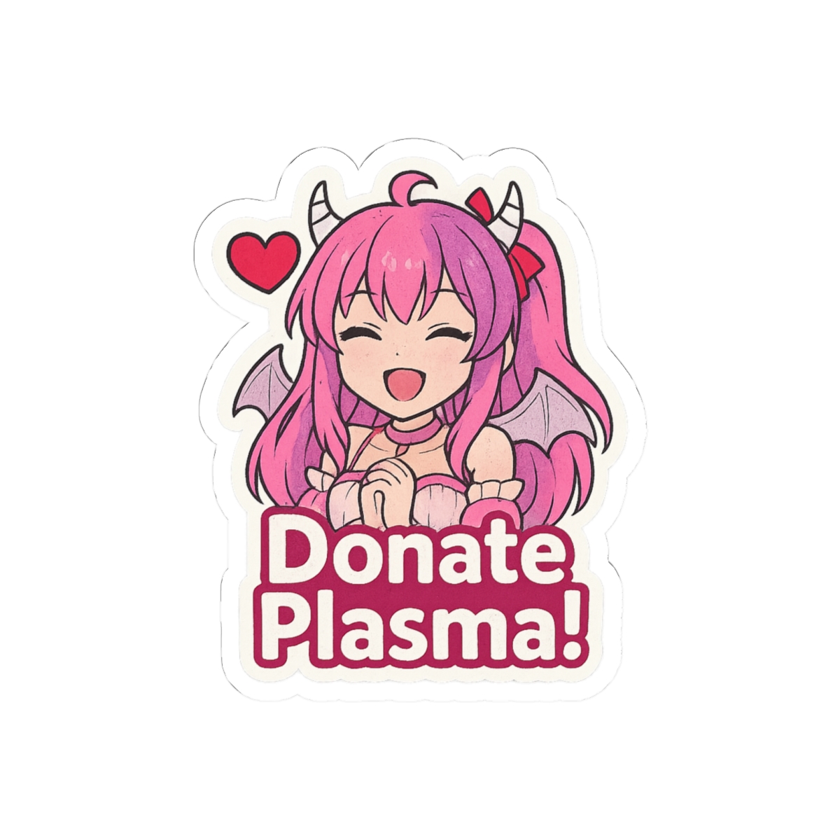 Ironmouse Donate Plasma Mario Party Sticker | Funny VTuber Vinyl Decal