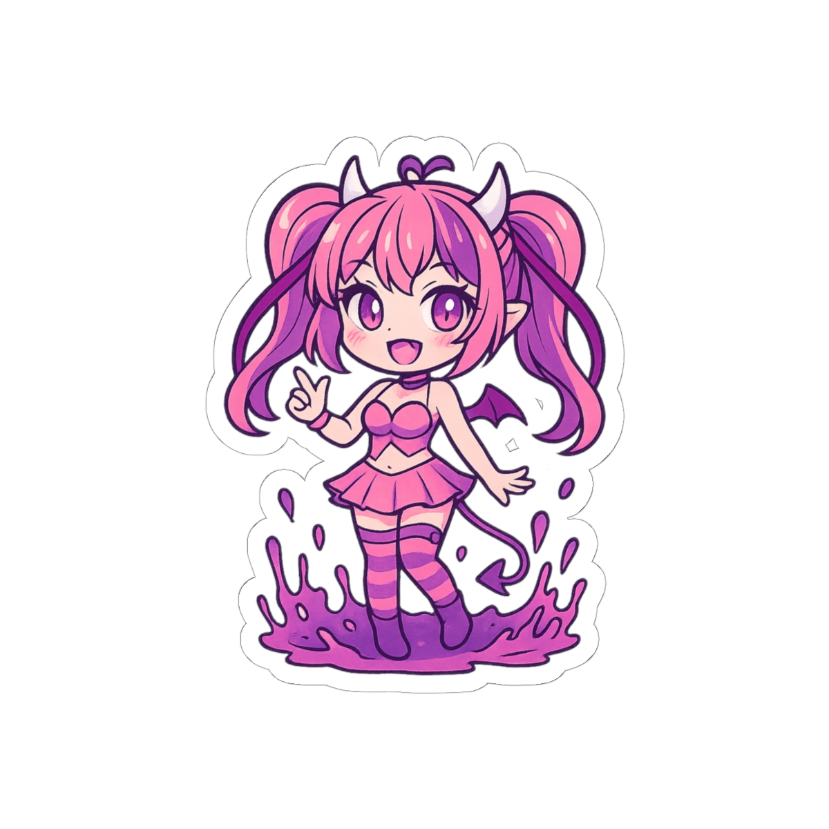 Ironmouse Bubblegum Succubus Sticker | Cute VTuber Vinyl Decal