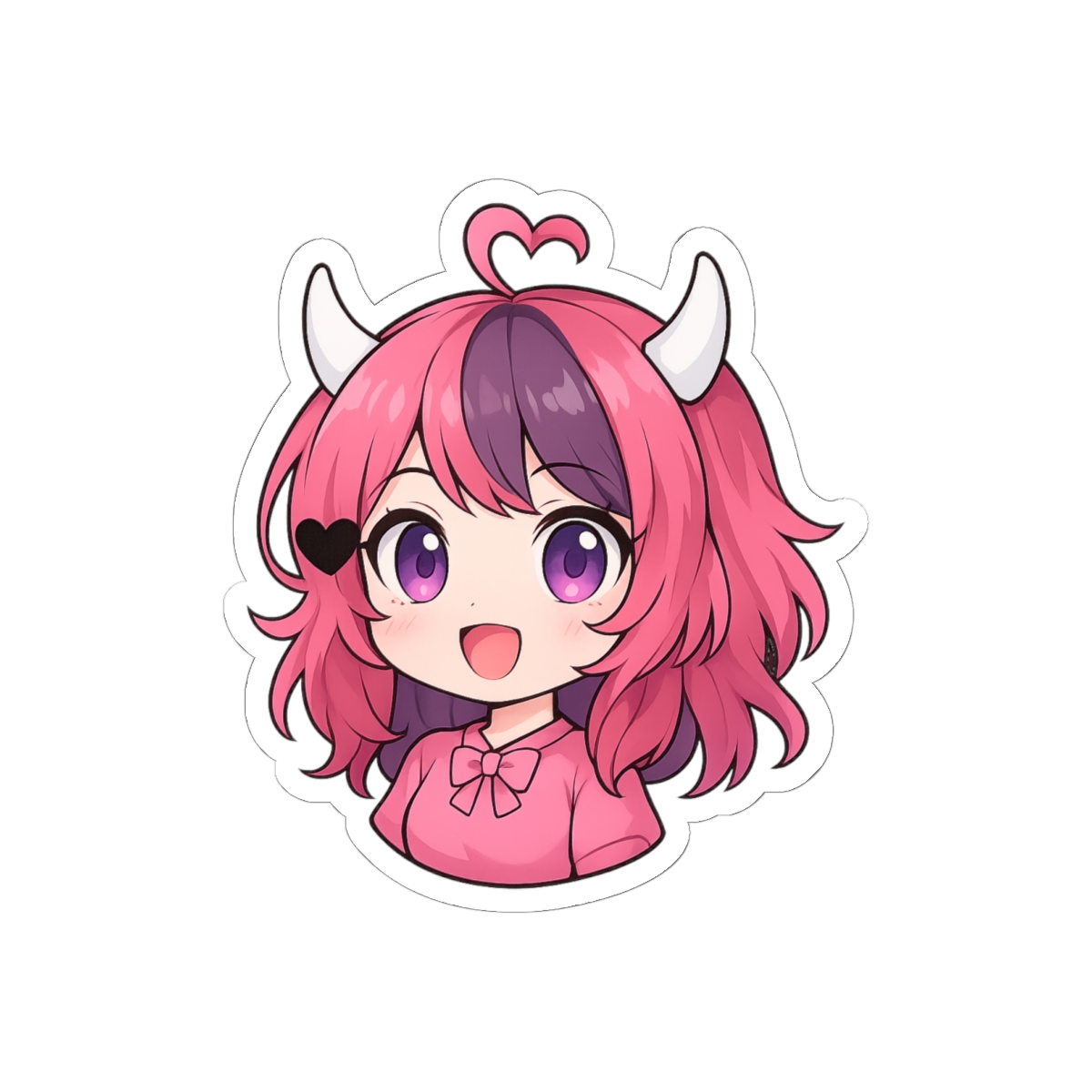 Ironmouse Chibi VShojo VTuber Sticker | Adorable Vinyl Decal