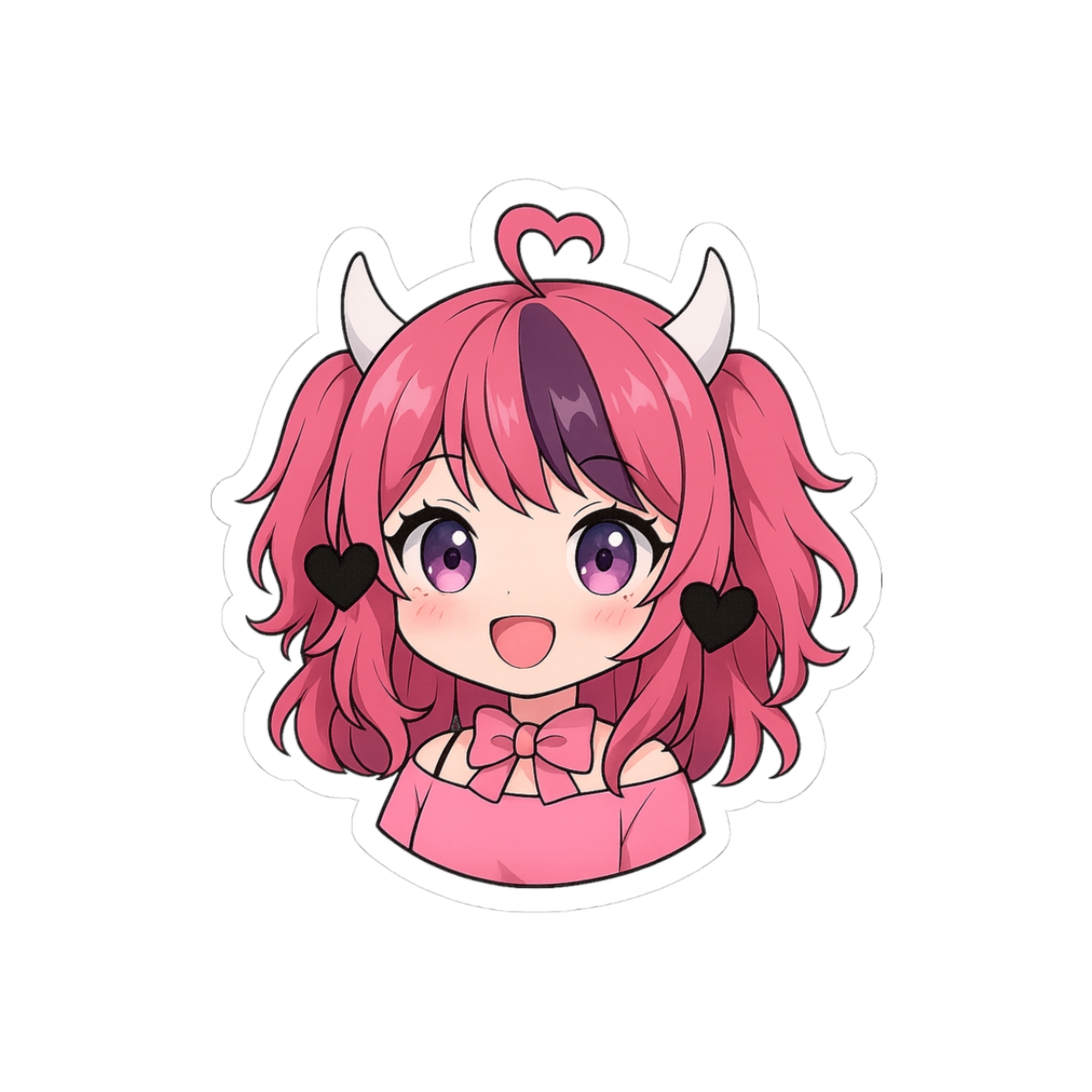 Ironmouse Chibi VShojo VTuber Sticker | Cute Vinyl Decal
