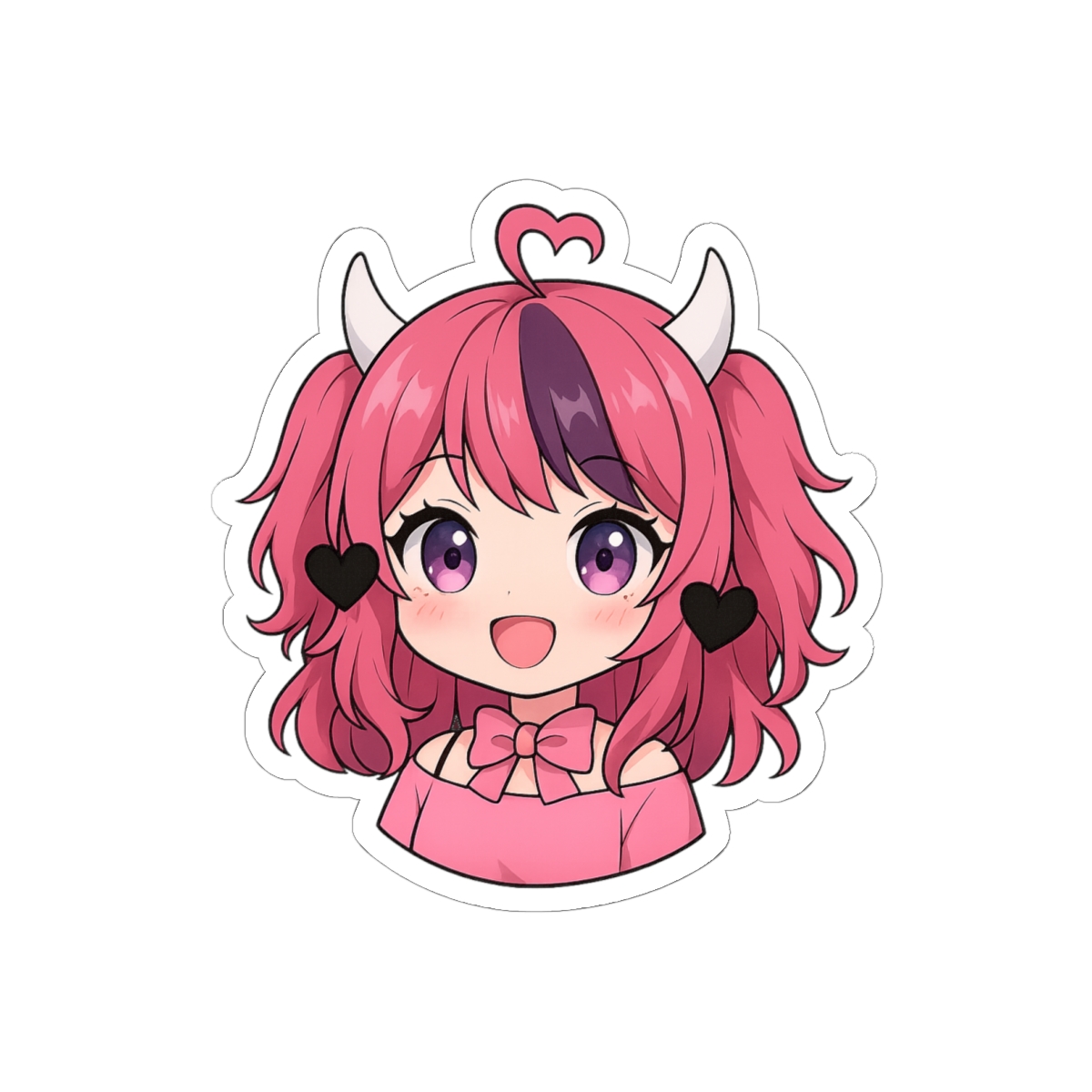 Ironmouse Chibi VShojo VTuber Sticker | Cute Vinyl Decal