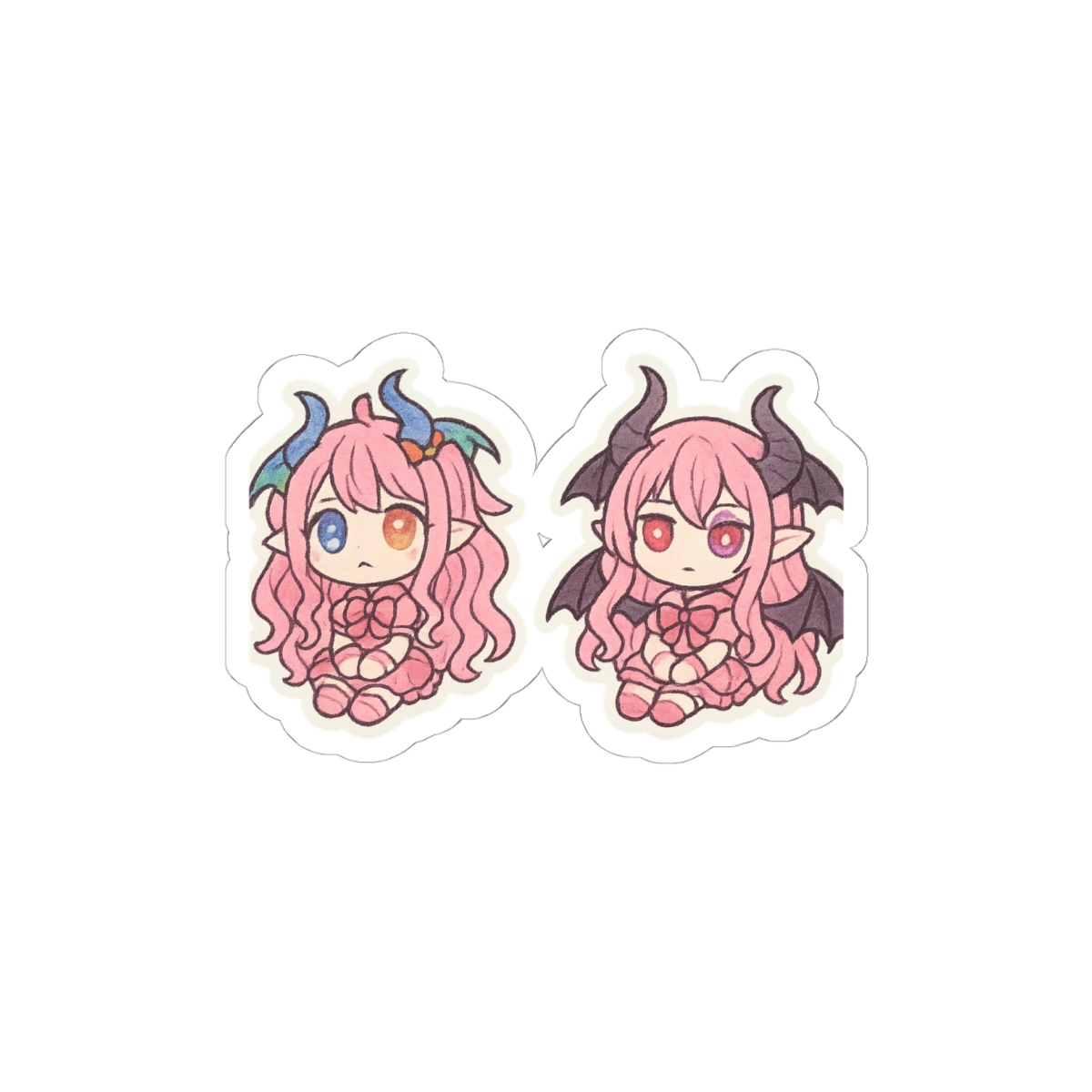 Ironmouse Chaotic Cute Demon Sticker | VTuber Vinyl Decal