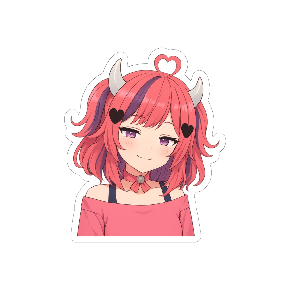 Ironmouse VShojo VTuber Sticker | Cute Demon Queen Vinyl Decal